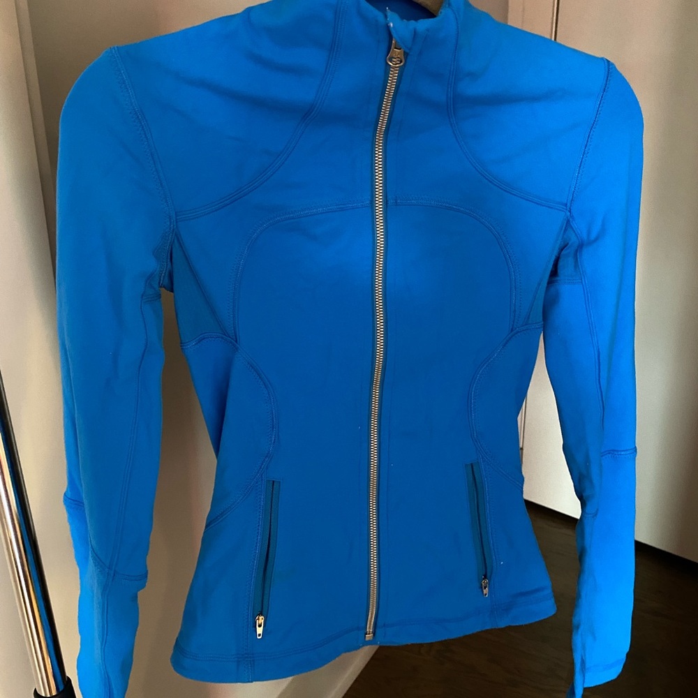 Blue Lululemon Zip Up Jacket